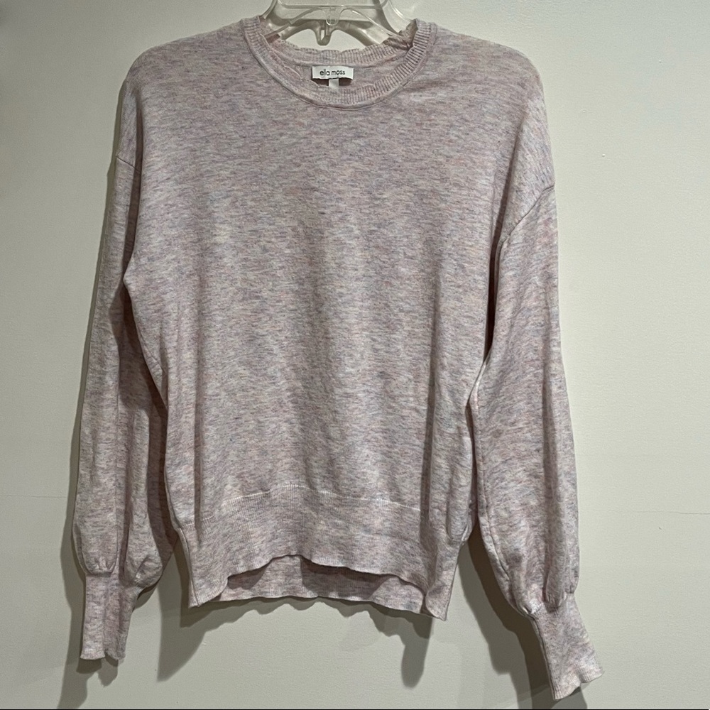Ella Moss Scalloped Collar Sweater Small - Picture 4 of 8